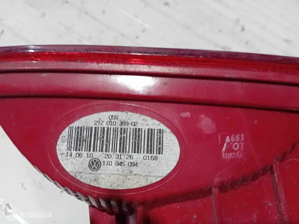 Achterlicht Volkswagen Touran 1T0945094, Ophalen of Verzenden, Gebruikt