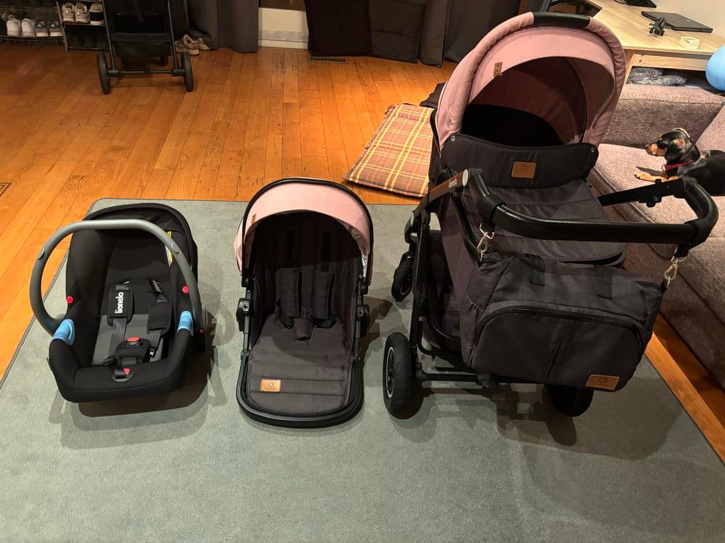 3 in 1 Kinderwagen - Zo goed als nieuw!, Kinderen en Baby's, Kinderwagens en Combinaties, Zo goed als nieuw, Combiwagen, Met autostoeltje