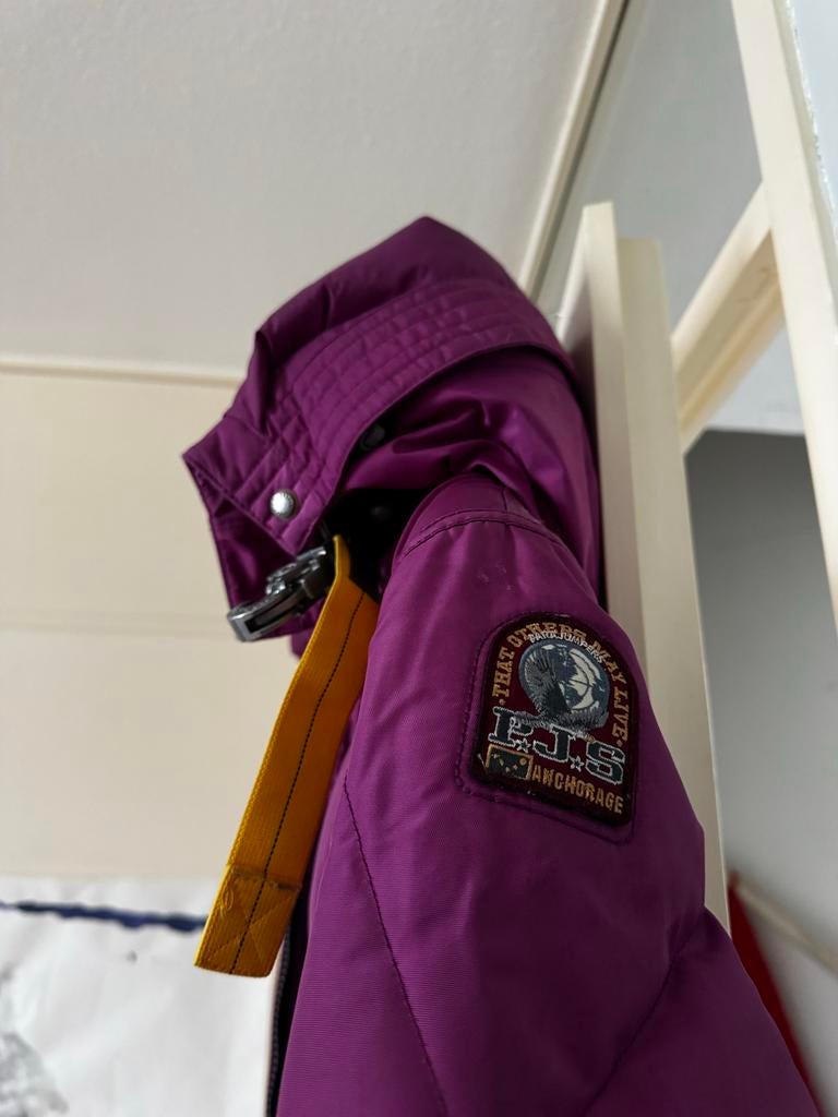 Parajumper Long Bear Jas - Nette Staat, Ophalen, Zo goed als nieuw, Maat 38/40 (M), Paars
