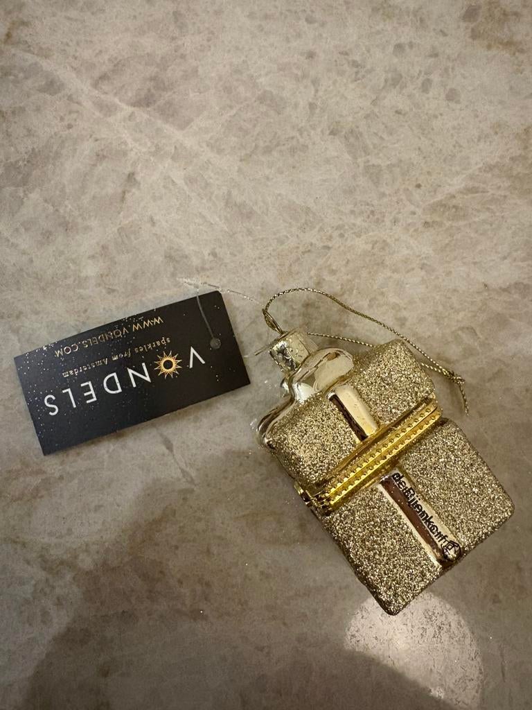 Nieuw VONDELS cadeauverpakking cadeau kerstornament, Diversen, Kerst, Ophalen of Verzenden, Zo goed als nieuw