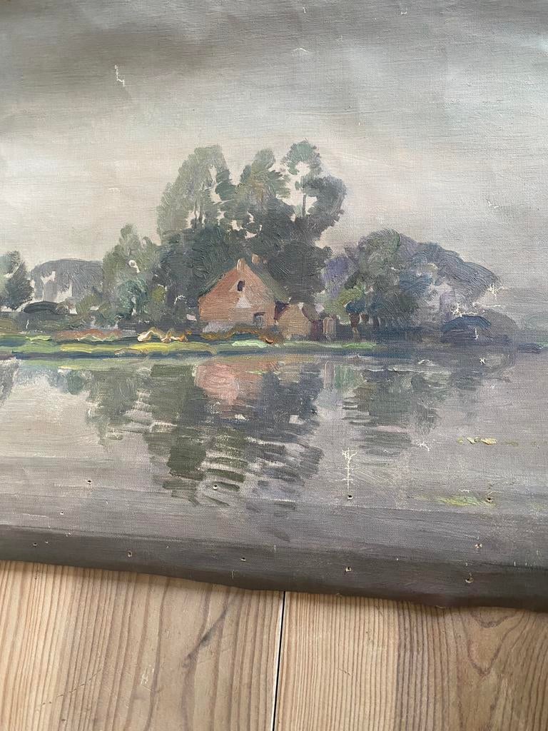 Doek Cornelis Vreedenburgh, Antiek en Kunst, Kunst | Schilderijen | Klassiek, Verzenden