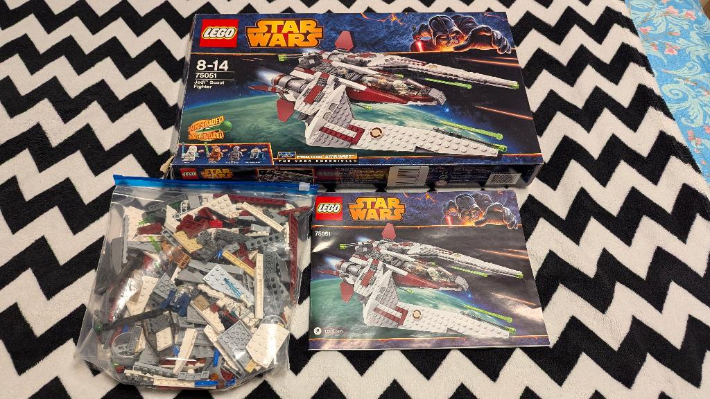 lego star wars 75051, Kinderen en Baby's, Speelgoed | Duplo en Lego, Ophalen of Verzenden, Zo goed als nieuw, Complete set, Lego