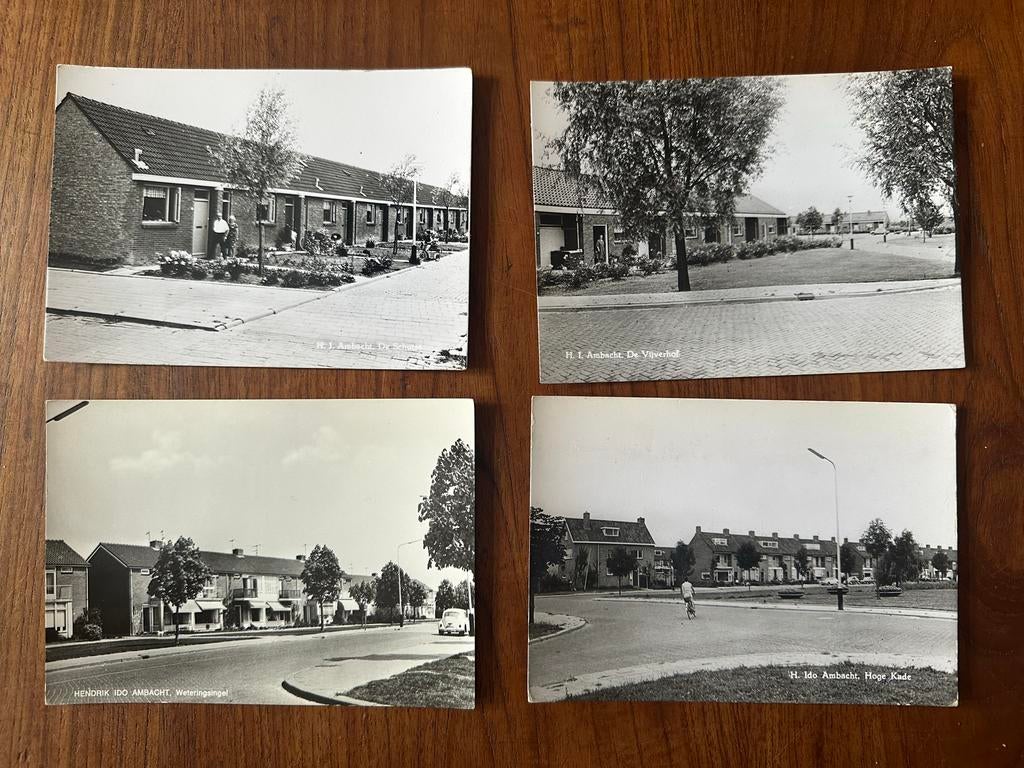 Oude Ansichtkaarten Hendrik Ido Ambacht, Verzamelen, Ansichtkaarten | Nederland, Ongelopen, Zuid-Holland, 1960 tot 1980, Ophalen of Verzenden