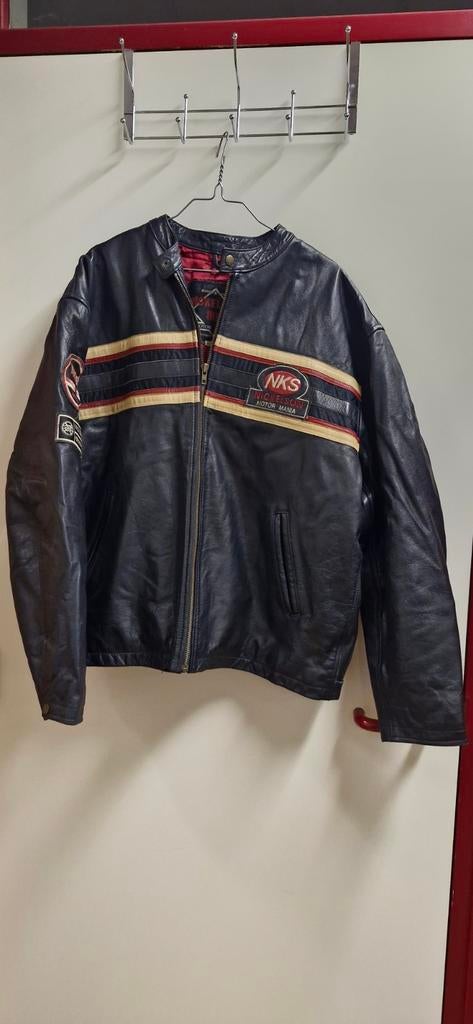 Nickelson leren motorjas, Overige merken, Heren, XL, Tweedehands