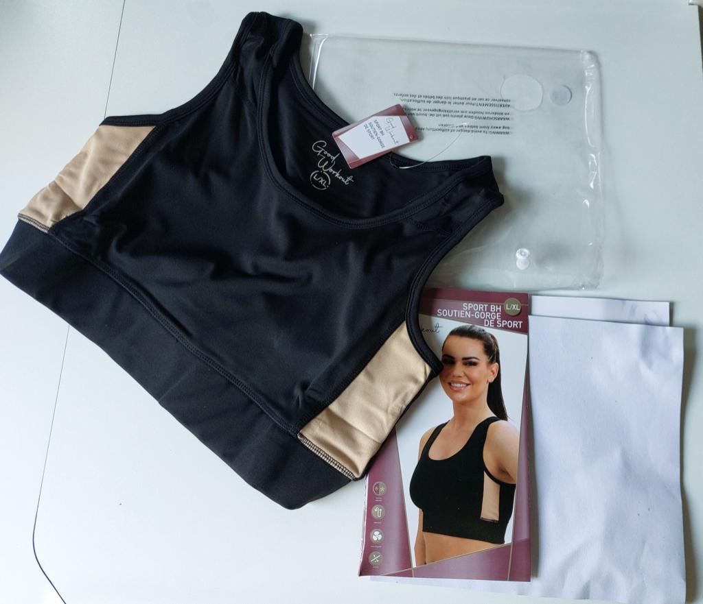 NIEUW: sport BH maat L/ XL, Kleding | Dames, Sportkleding, Zwart, Maat 46/48 (XL) of groter, Nieuw, Ophalen of Verzenden