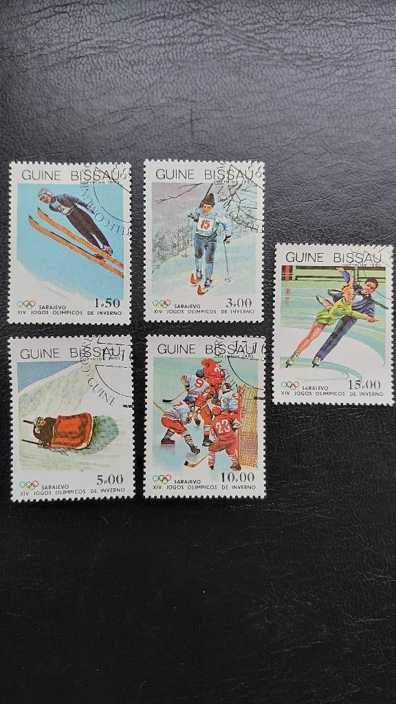 Postzegels Guinee Bissau, Verzenden, Gestempeld, Sport