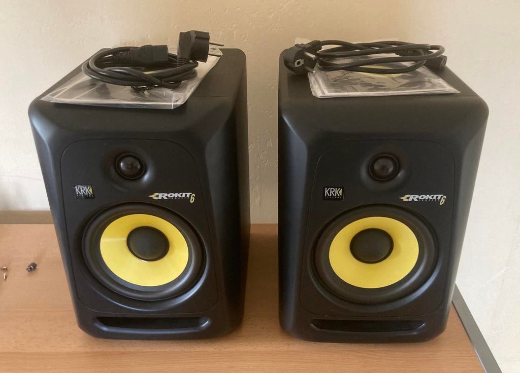 KRK Rokit 6 G3 Studio Monitoren (Paar), Audio, Tv en Foto, Luidsprekers, Zo goed als nieuw, 60 tot 120 watt, Overige merken, Ophalen