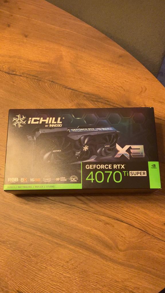 NVIDIA GeForce RTX 4070 Ti Super iChill 16GB videokaart, Computers en Software, Videokaarten, GDDR6, PCI-Express 4, Ophalen of Verzenden
