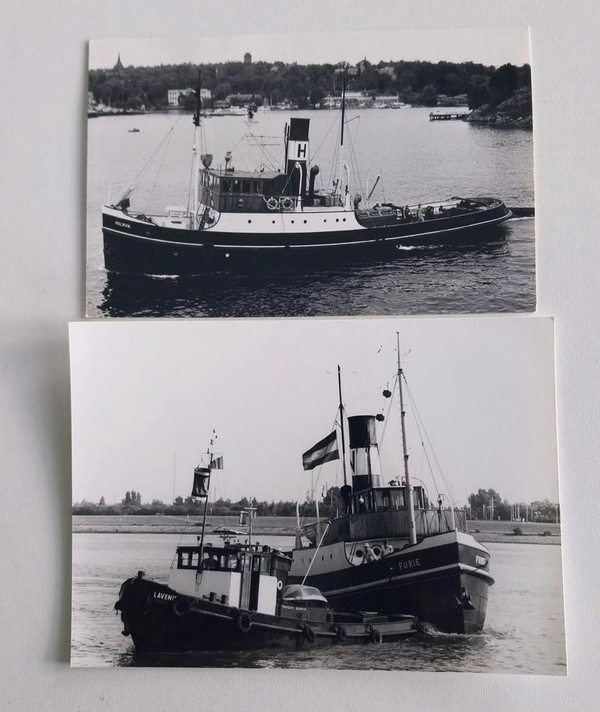 Sleepboot Furie., Ophalen of Verzenden, Kaart, Foto of Prent