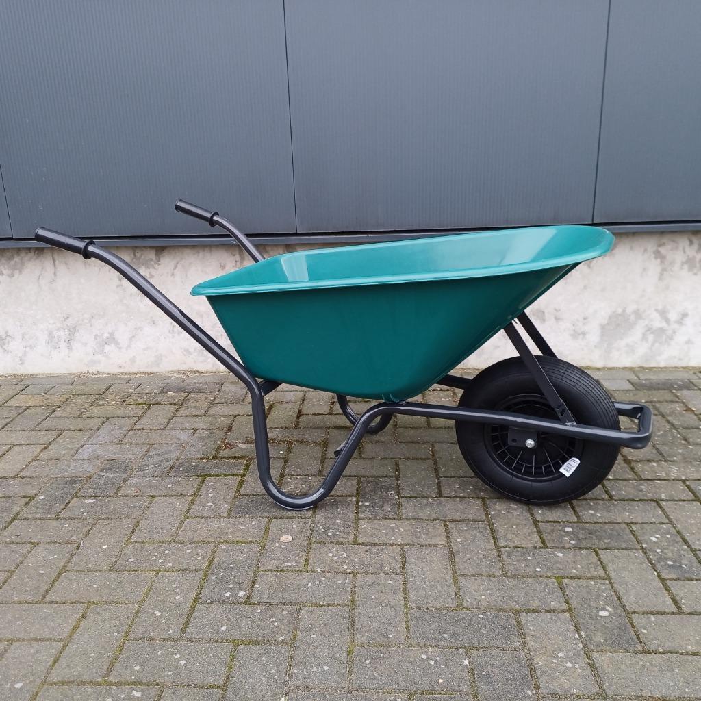 Stevige kruiwagen kunststof bak 85 liter!!, Ophalen, Nieuw, Handmatig, Eenwielig