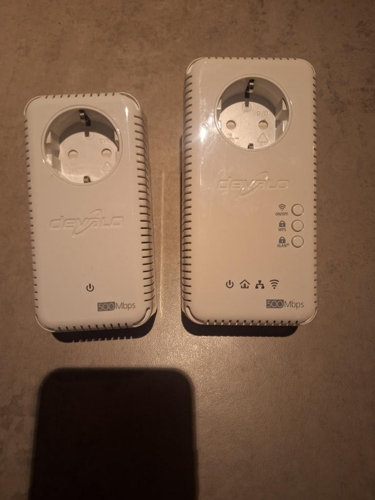 Devolo dLAN 500 WiFi Powerline Adapters, Ophalen of Verzenden, Gebruikt, Devolo
