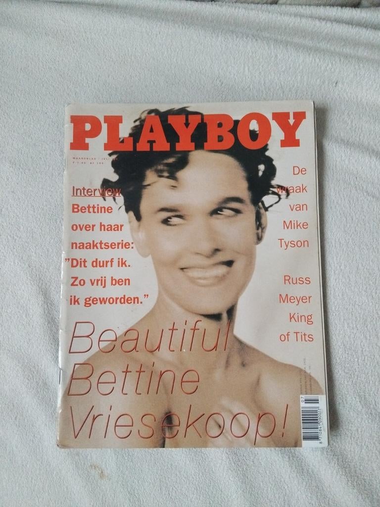 Playboy Magazine Bettine Vriesekoop Juli 1995, Ophalen of Verzenden, Zo goed als nieuw, Damesbladen