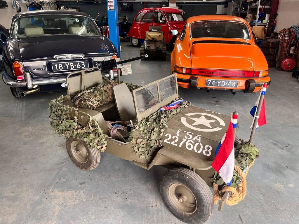 Kinder jeep ww2 willys nekaf, Ophalen, B, Amerika, Miniatuur of Beeldje