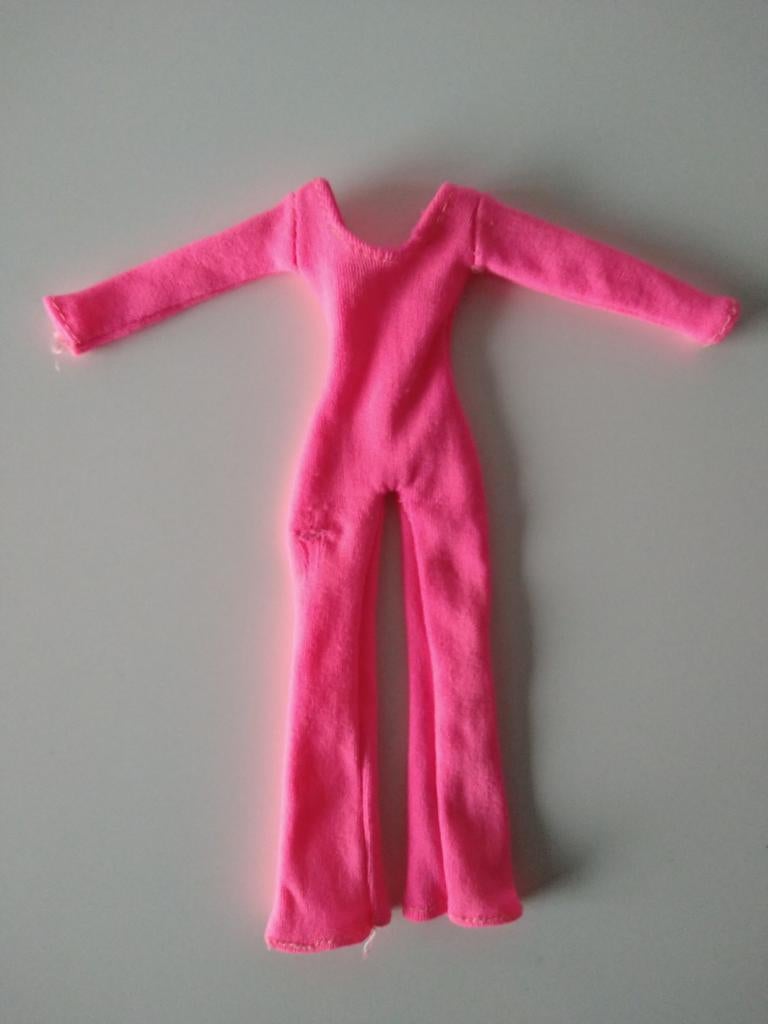 Handgemaakt! Neon roze Barbie jumpsuit playsuit kleding, Ophalen of Verzenden, Zo goed als nieuw, Barbie
