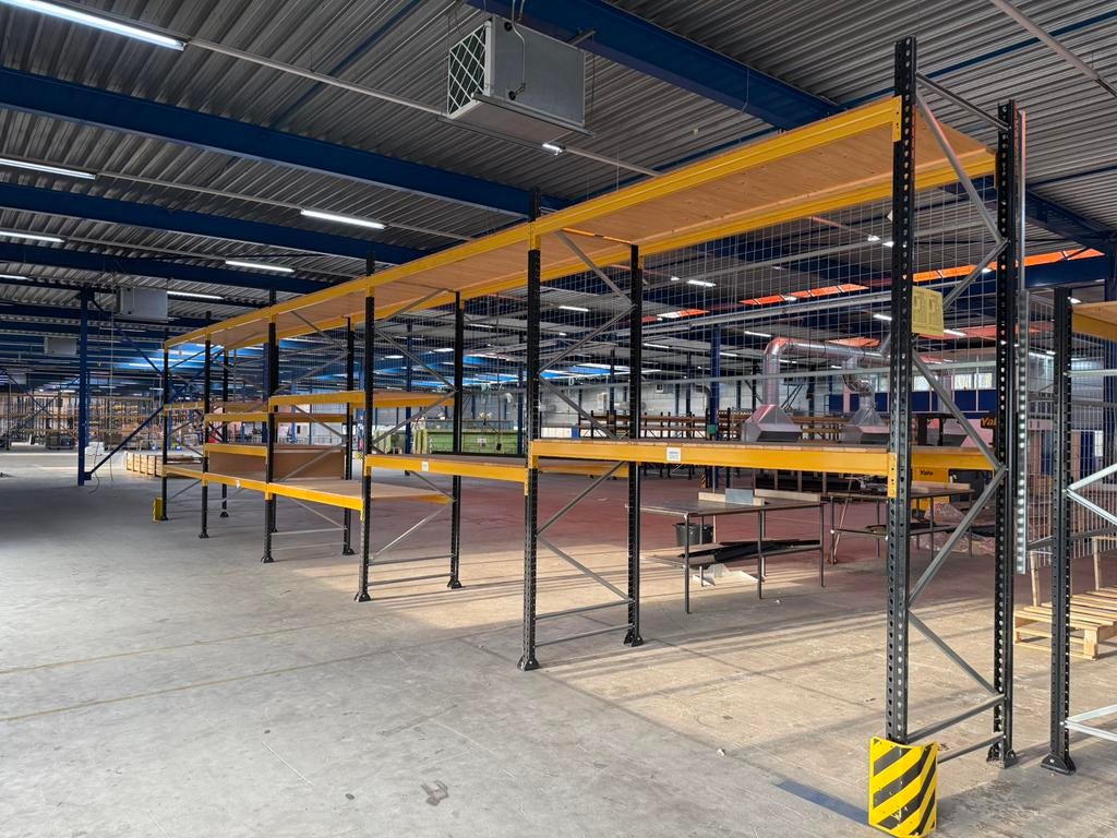 Magazijnstelling 6 staanders 28 liggers inclusief legborden