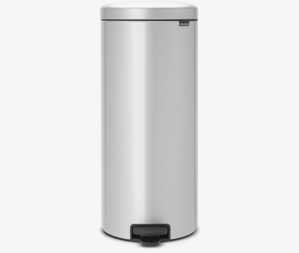 Brabantia prullenbak, Ophalen of Verzenden, Zo goed als nieuw, Rvs, 50 tot 75 cm