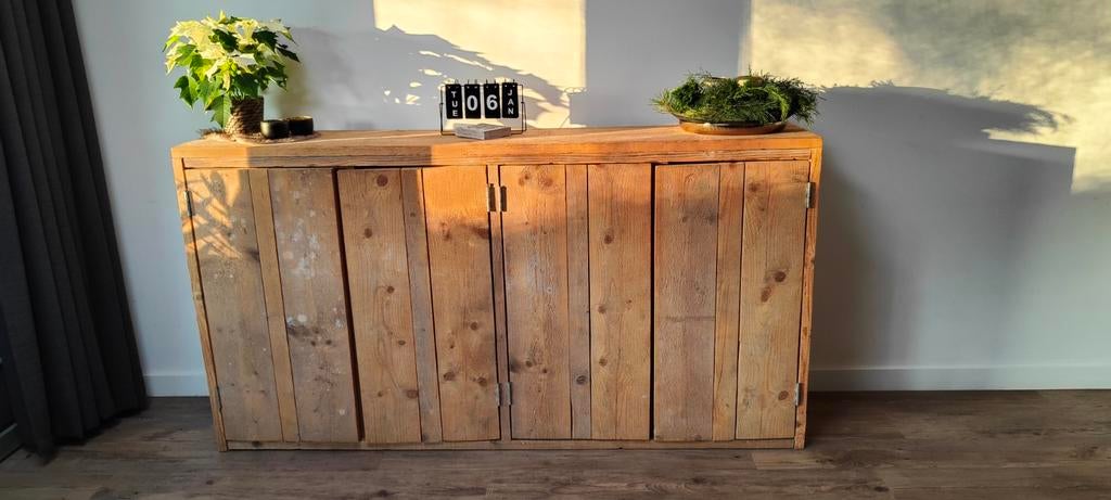 Steigerhouten Speelgoedkast, Gebruikt, Kast, 50 tot 70 cm, Ophalen of Verzenden