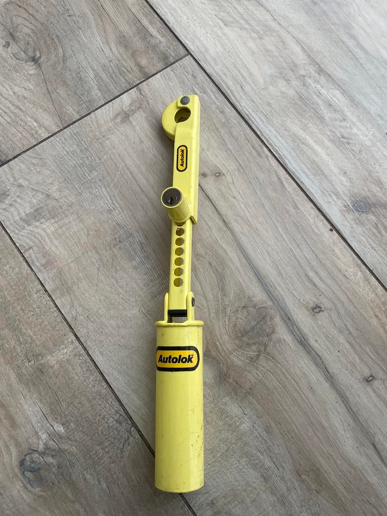 Autolok Stuur Slot - Geel, Ophalen of Verzenden, Gebruikt