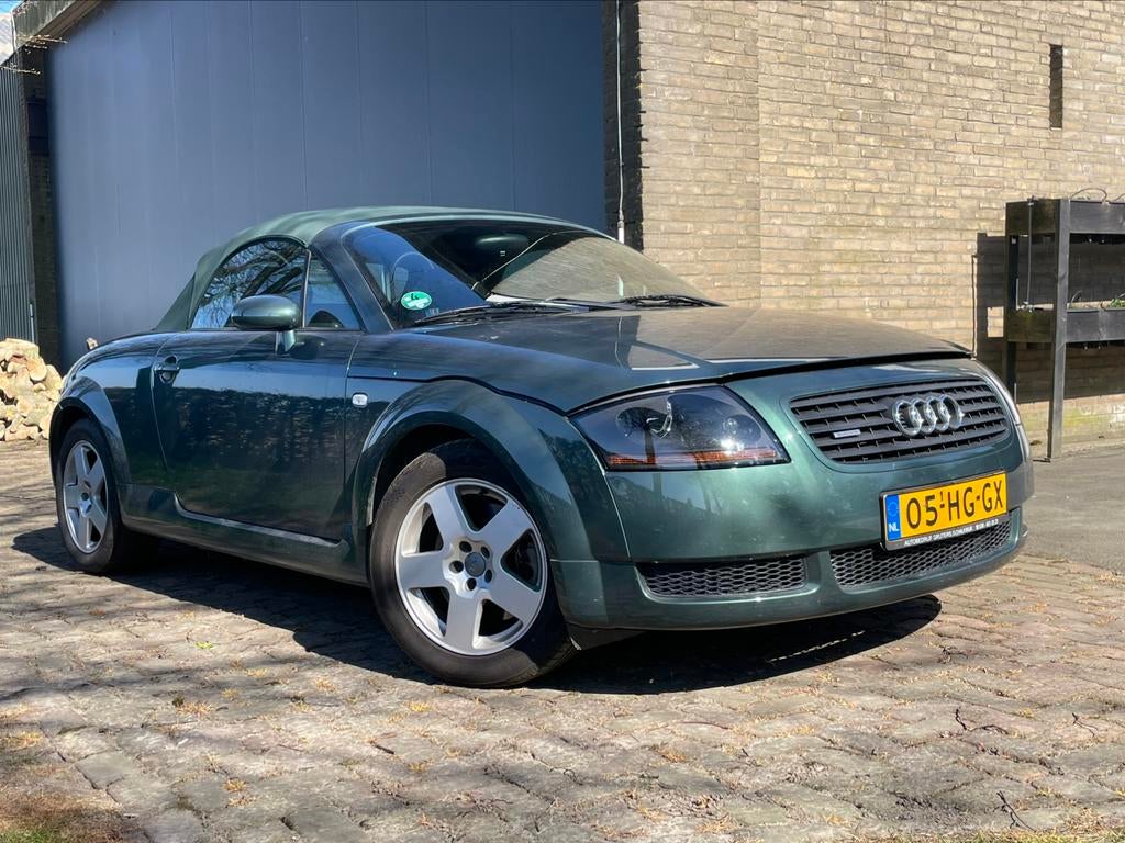 Audi TT 1.8 T Roadster Quattro 132KW 2001 Groen, TT, 4 cilinders, Cabriolet, Leder en Stof
