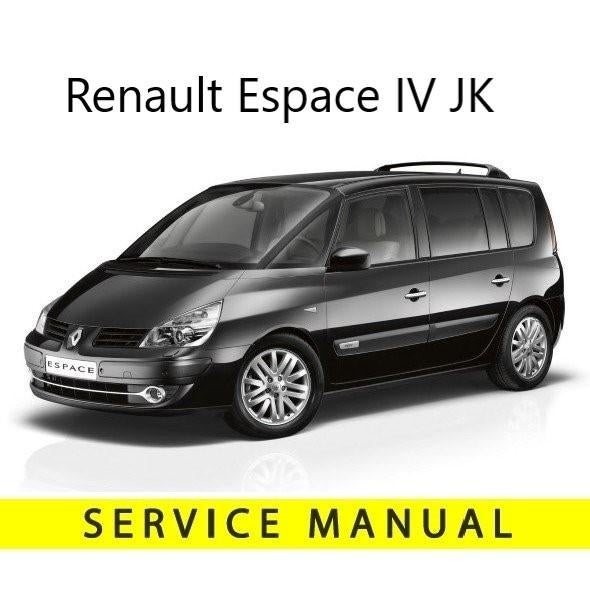 Renault Espace IV JK Workshop manual op DVD in PDF formaat, Verzenden