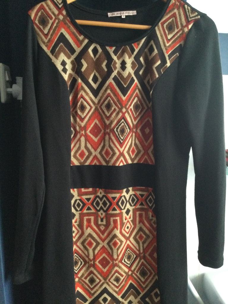 Anna field jurk lange mouwen maat 42, Kleding | Dames, Jurken, Anna Field, Zwart, Maat 42/44 (L), Ophalen of Verzenden