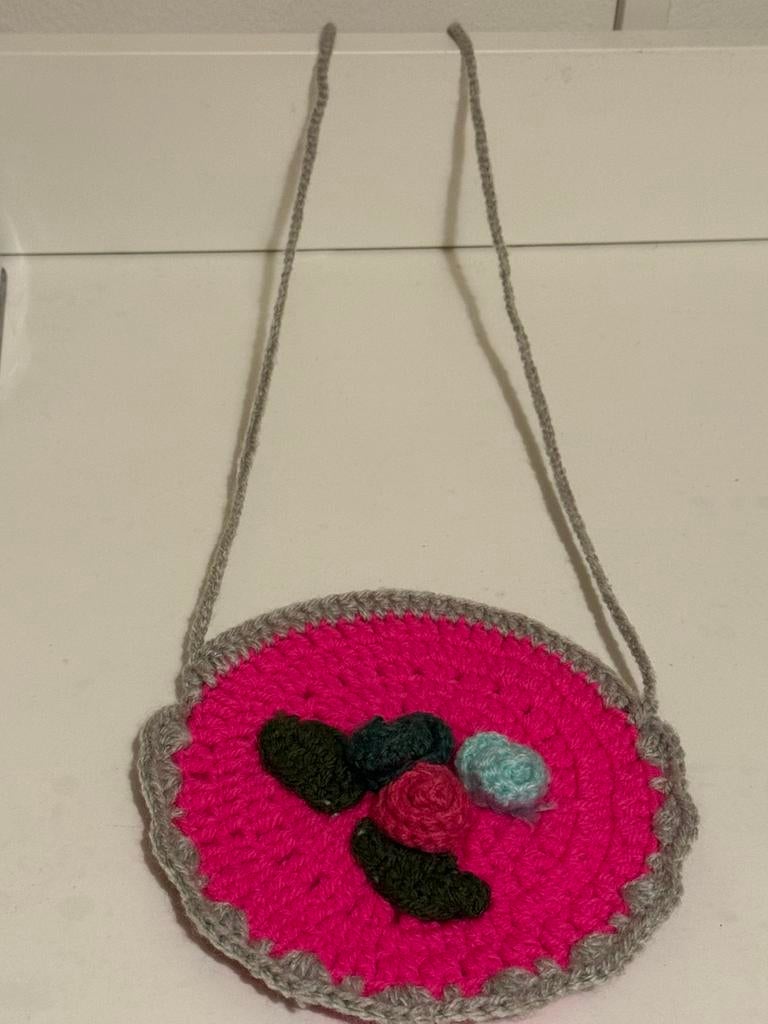 gebreide tas bloemen, Sieraden, Tassen en Uiterlijk, Tassen | Damestassen, Ophalen, Nieuw