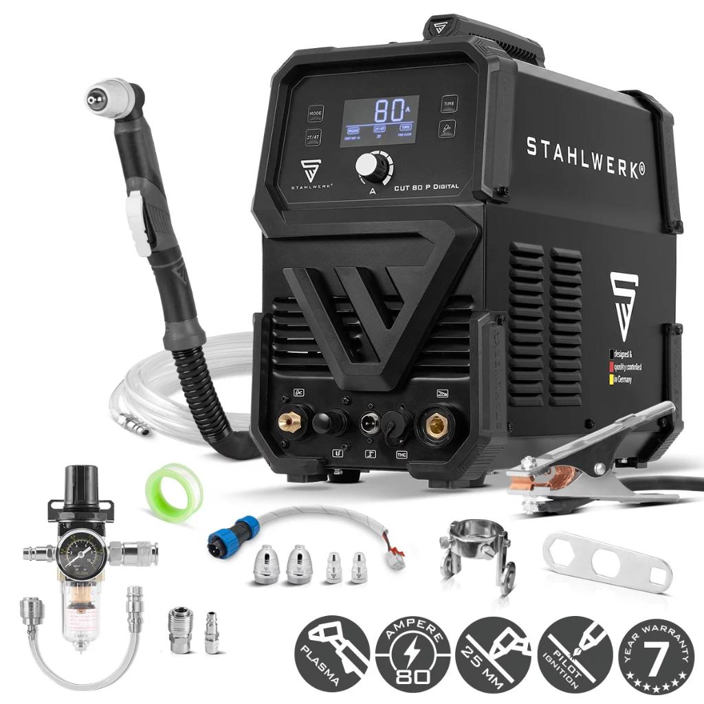 STAHLWERK plasmasnijder CUT 80 P Digital, Minder dan 150 ampère, Info@stahlwerknederland.nl, STAHLWERK, Overige typen
