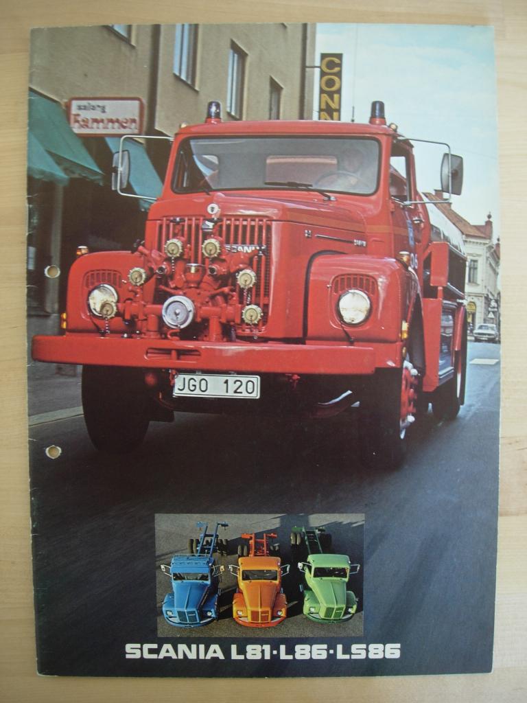 Scania L81 L86 LS86 Brochure 1978 – L LS 81 86 Torpedo Neus, Ophalen, Zo goed als nieuw, Overige merken, Scania