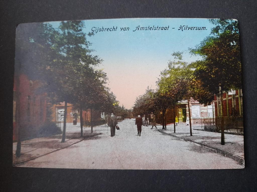 Hilversum - Gijsbrecht van Amstelstraat, Ophalen of Verzenden, Voor 1920, Ongelopen, Noord-Holland