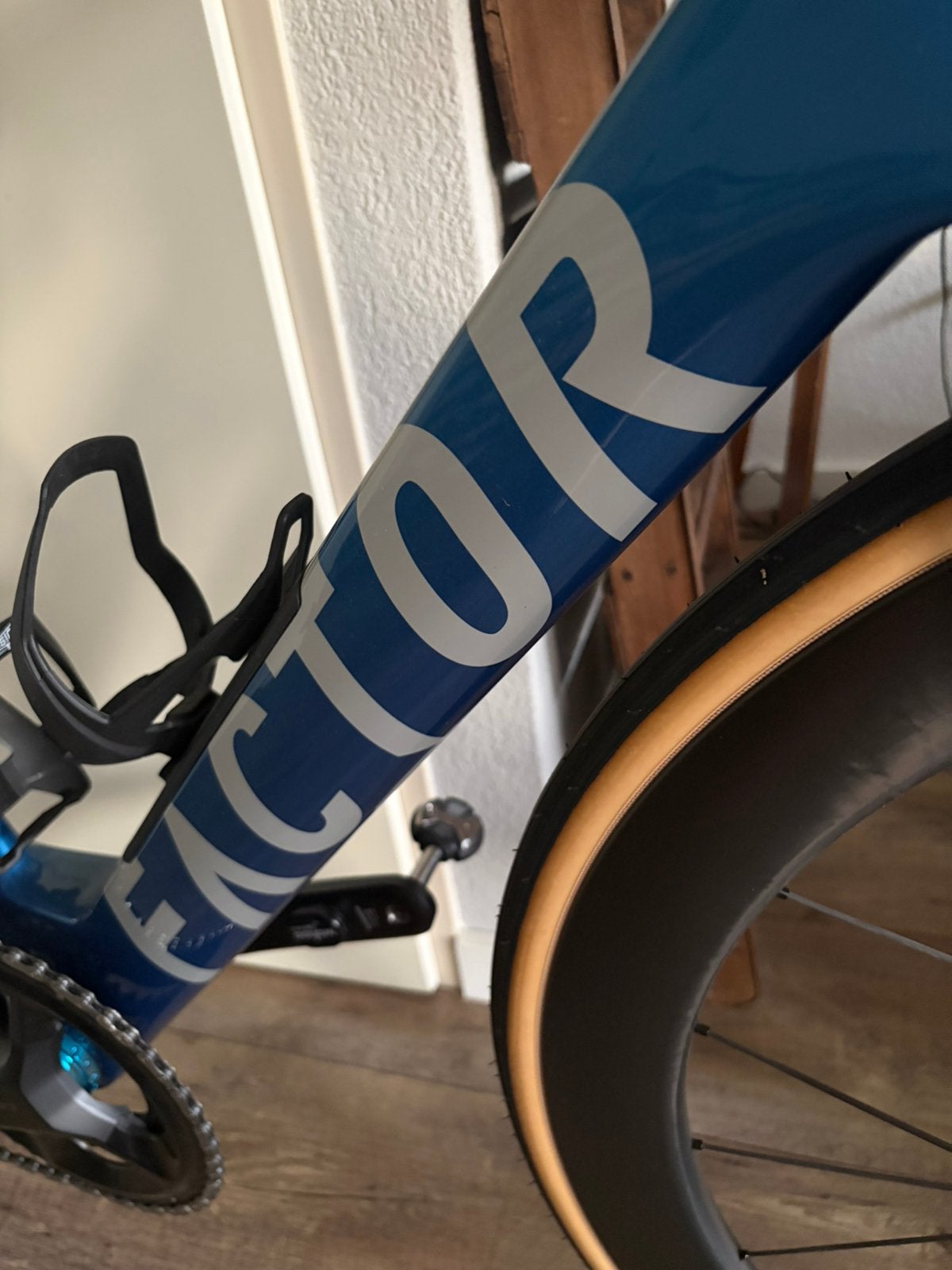 Factor Monza ffwd raw55 blauw 54, Fietsen en Brommers, 28 inch, Carbon, Heren, Zo goed als nieuw