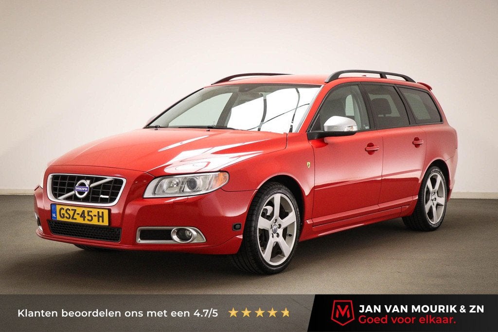 Volvo V70 R-design 2.5T R-Design | TREKHAAK | ACHTERBANKVERW, Auto's, Voorwielaandrijving, Gebruikt, Huisgarantie, Met garantie (alle)
