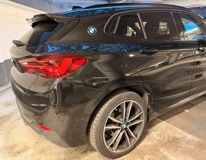 BMW X2 xDrive25e 220PK M-Sport | Pano | HUD | Leder | LED, Auto's, BMW, Automaat, Dealer onderhouden, Zwart, Vierwielaandrijving