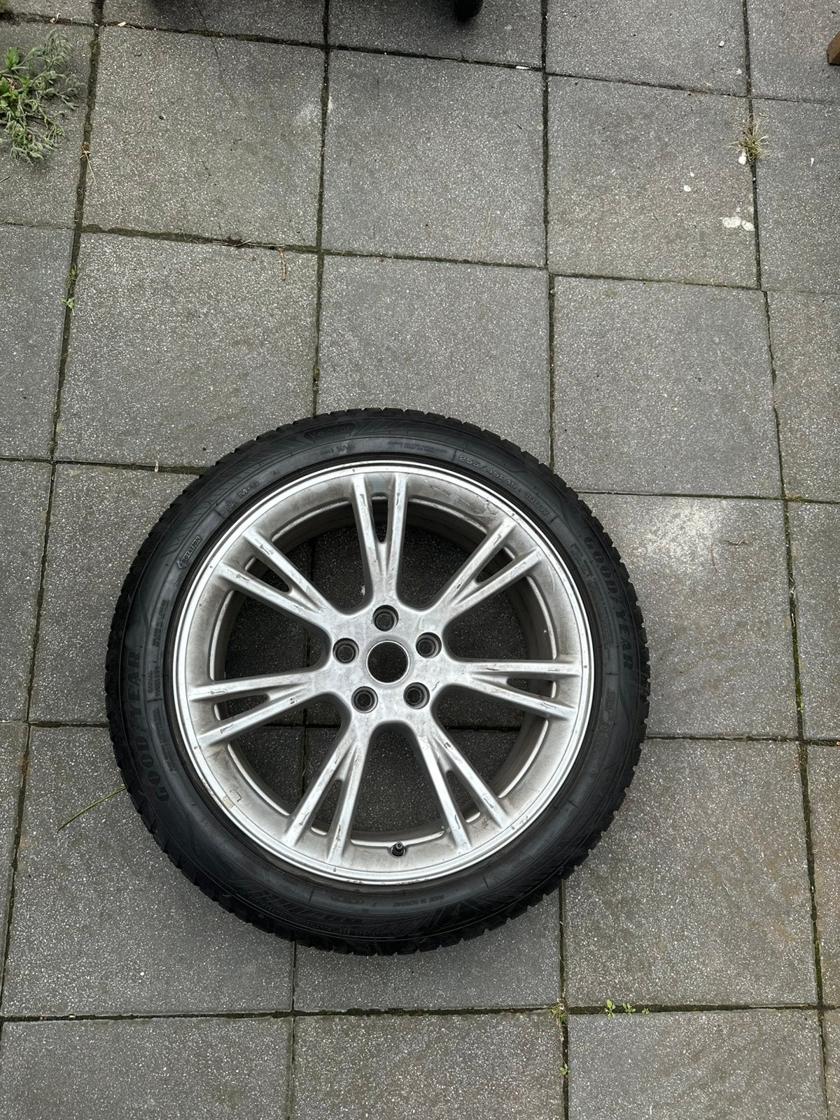Originele Tesla model Y wielen met all season winterband, Ophalen of Verzenden, Gebruikt