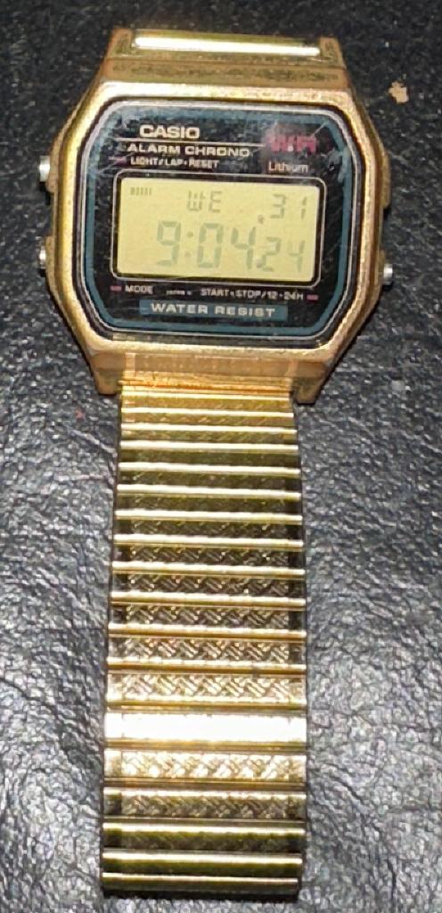 Casio vintage iconic a159wgea-1ef unisex horloge 36,3 mm, Ophalen, Overige typen