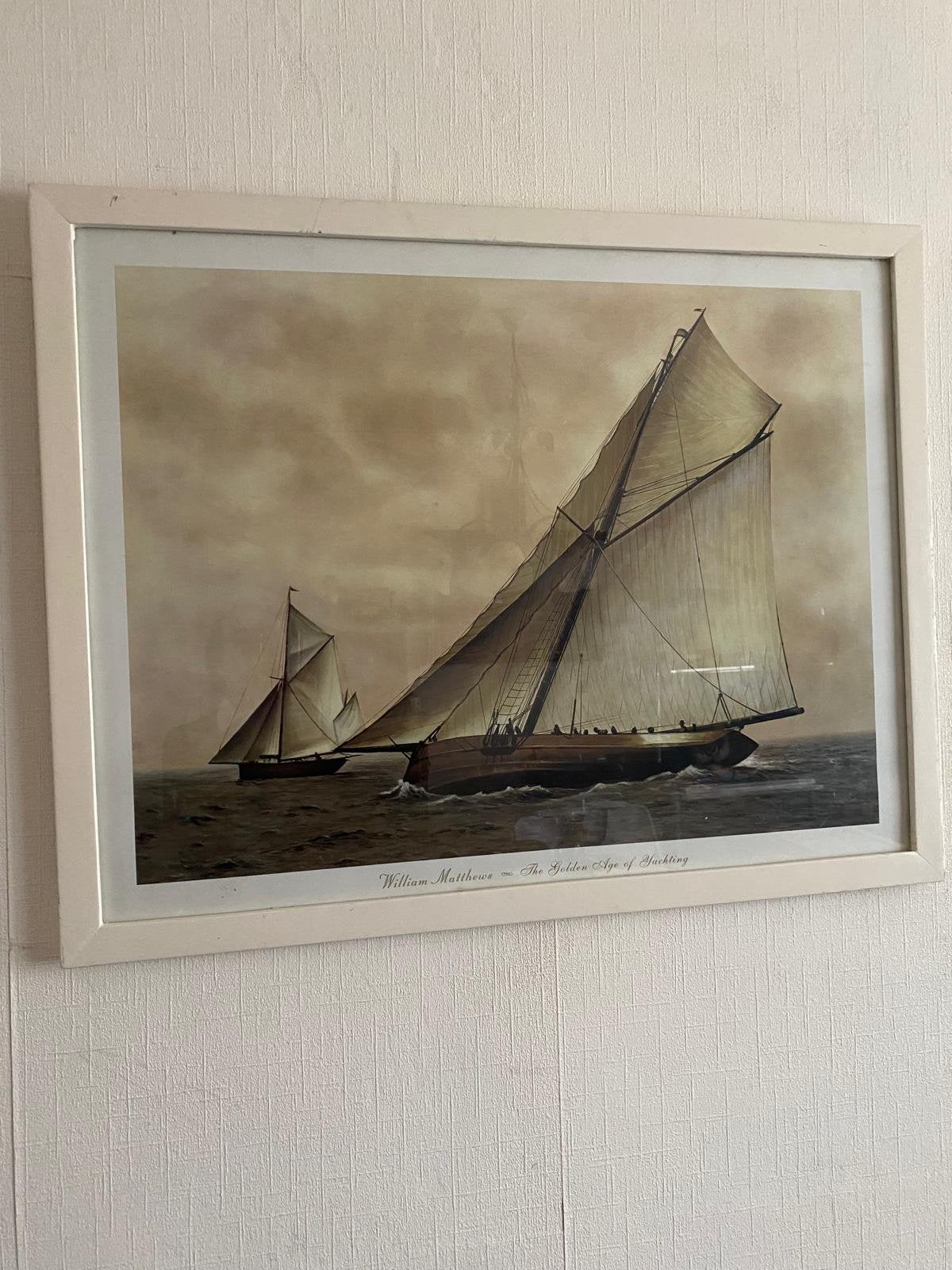 William Matthews – The Golden Age of Yachting, Ophalen, 50 – 75, Oorspronkelijke maker, 75 tot 100 cm