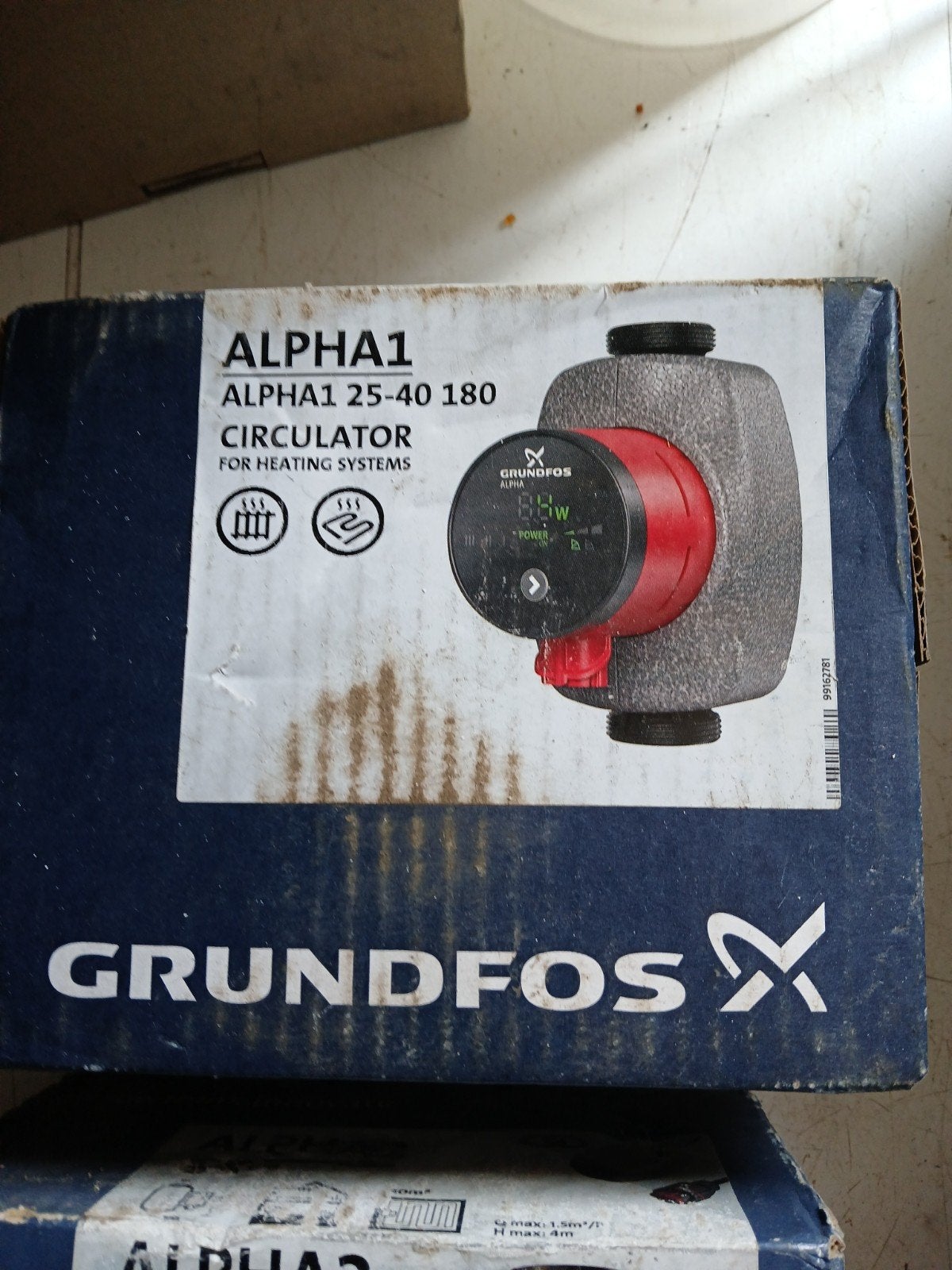 Nieuwe Grundfos Alpha1 25-40 180 CV Pomp in doos, Ophalen of Verzenden, Nieuw, Overige typen
