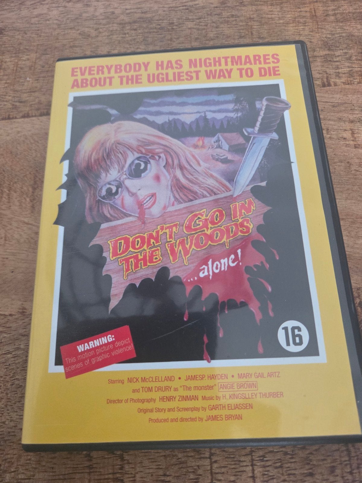 Dont go in the woods alone dvd(1981)nick mcclelland, Cd's en Dvd's, Alle leeftijden, Ophalen of Verzenden, Zo goed als nieuw, Overige genres