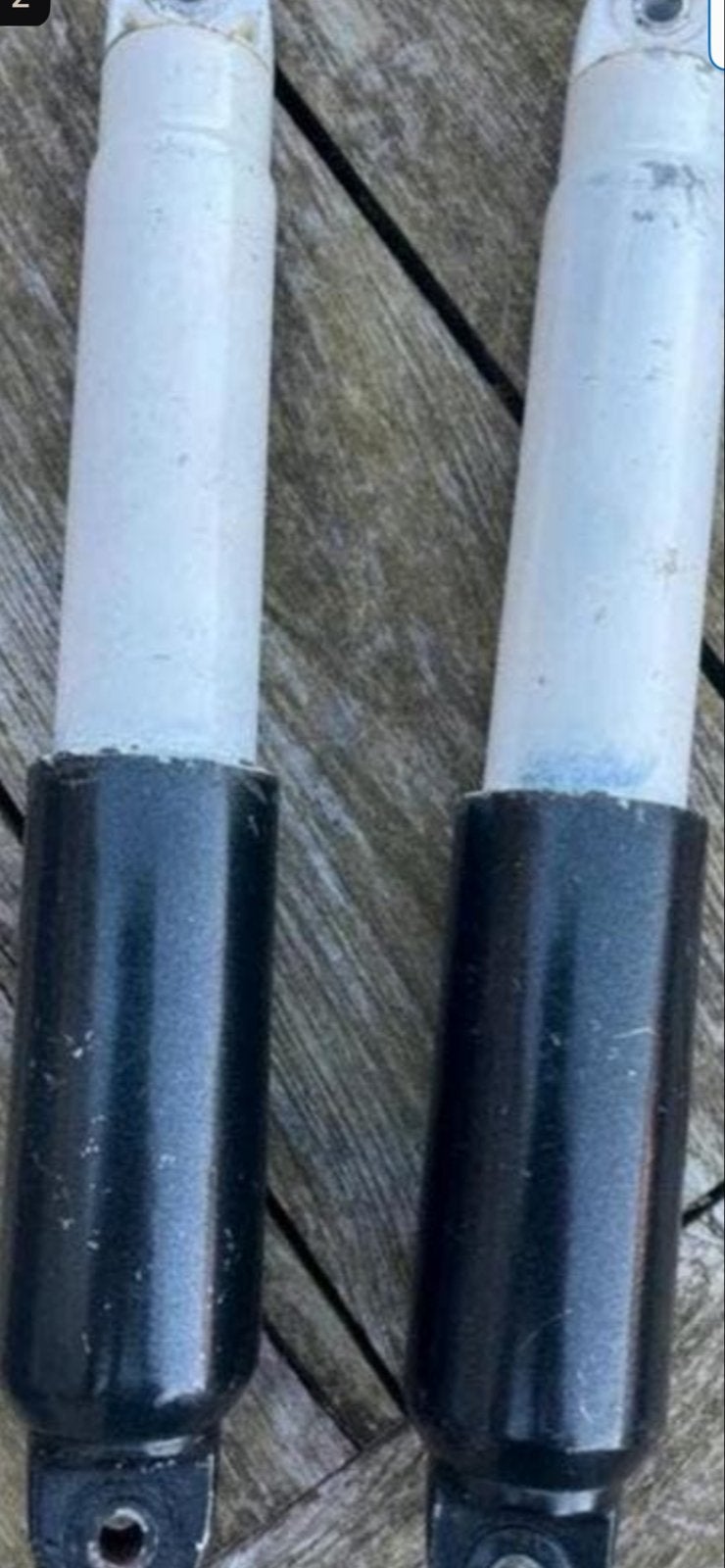 Zundapp schokbrekers - Set van 2, Ophalen of Verzenden, Gebruikt, Overige typen