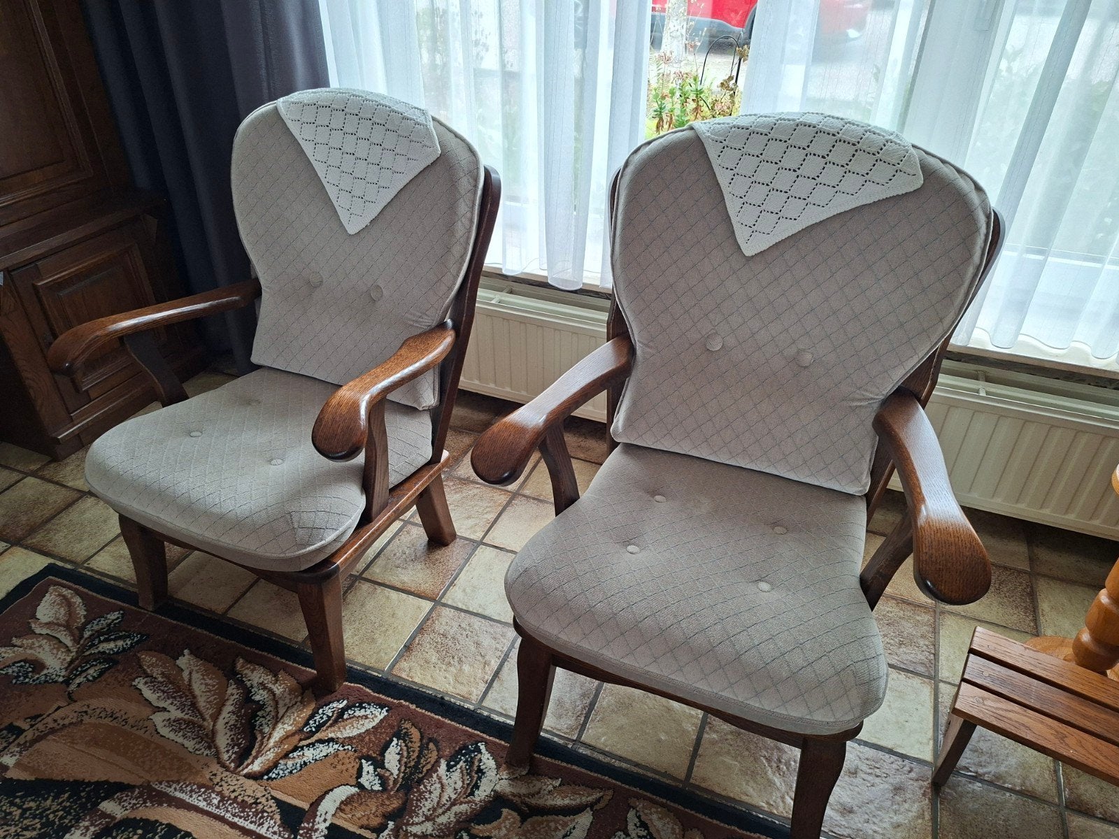 Seniorenstoelen, Hout, Drie, Klassiek, Ophalen of Verzenden