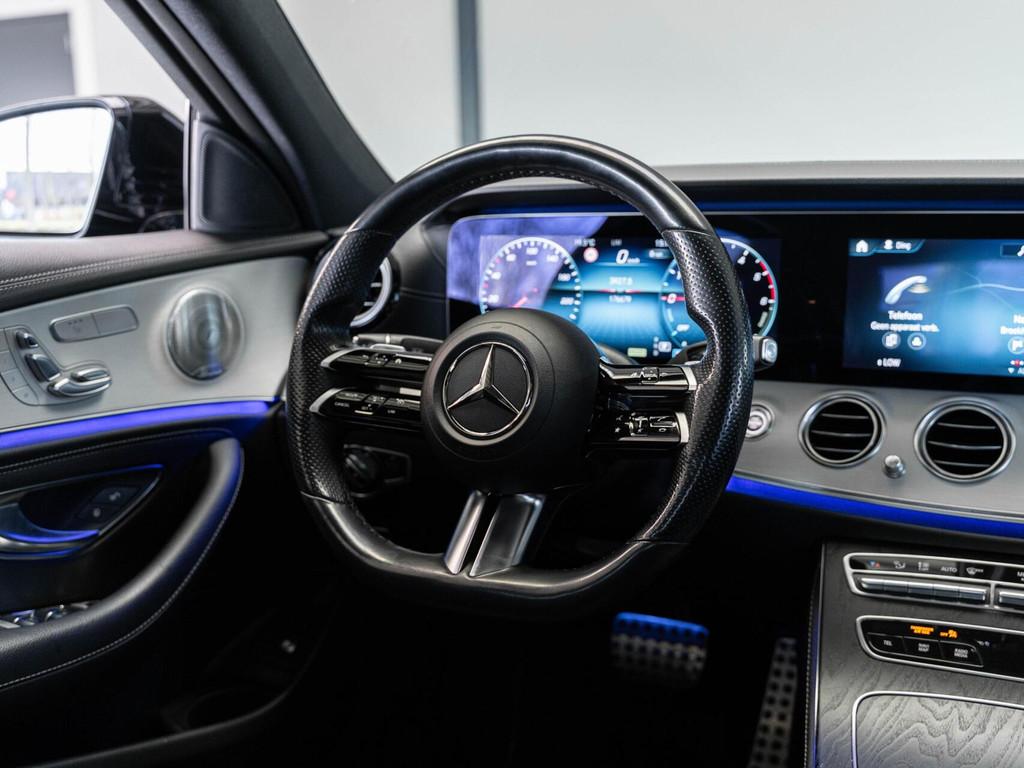Mercedes E-klasse 300 de AMG Line Pano 360° Burmester 20', Auto's, Automaat, Achterwielaandrijving, Gebruikt, Euro 6