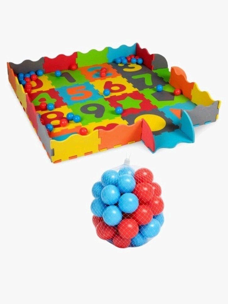 speelmat / vloerpuzzel foam in tas, Kinderen en Baby's, Ophalen, Gebruikt, Overige typen