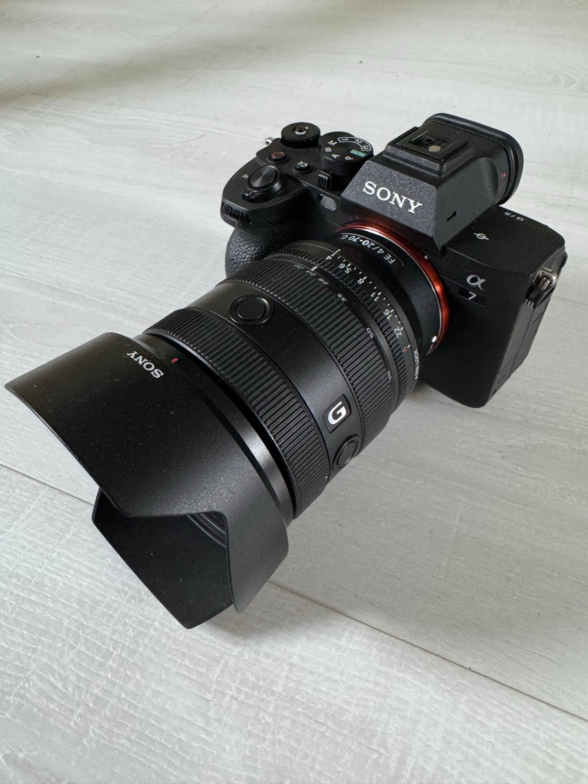 Sony Alpha 7 IV met FE 20-70mm f/4 G lens, Beeldstabilisatie, Zo goed als nieuw, 4 t/m 7 keer, Accu
