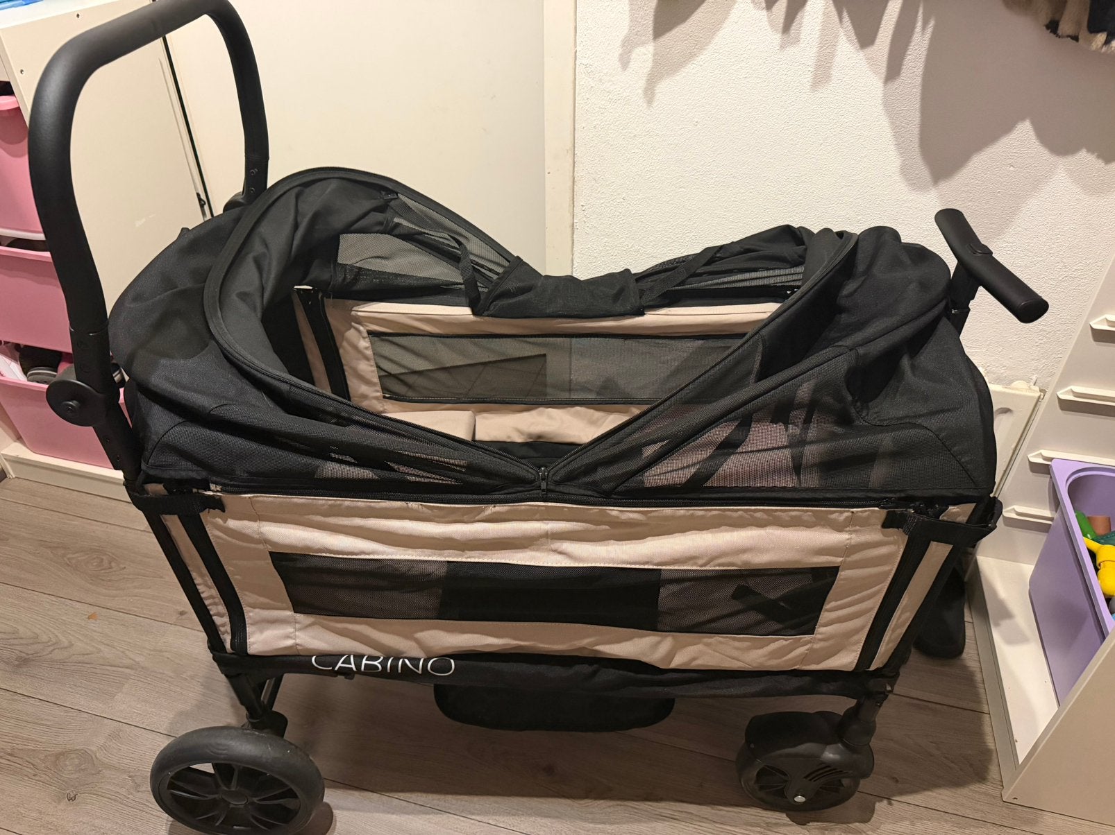 Bolderkar Cabino, Kinderen en Baby's, Ophalen, Zo goed als nieuw