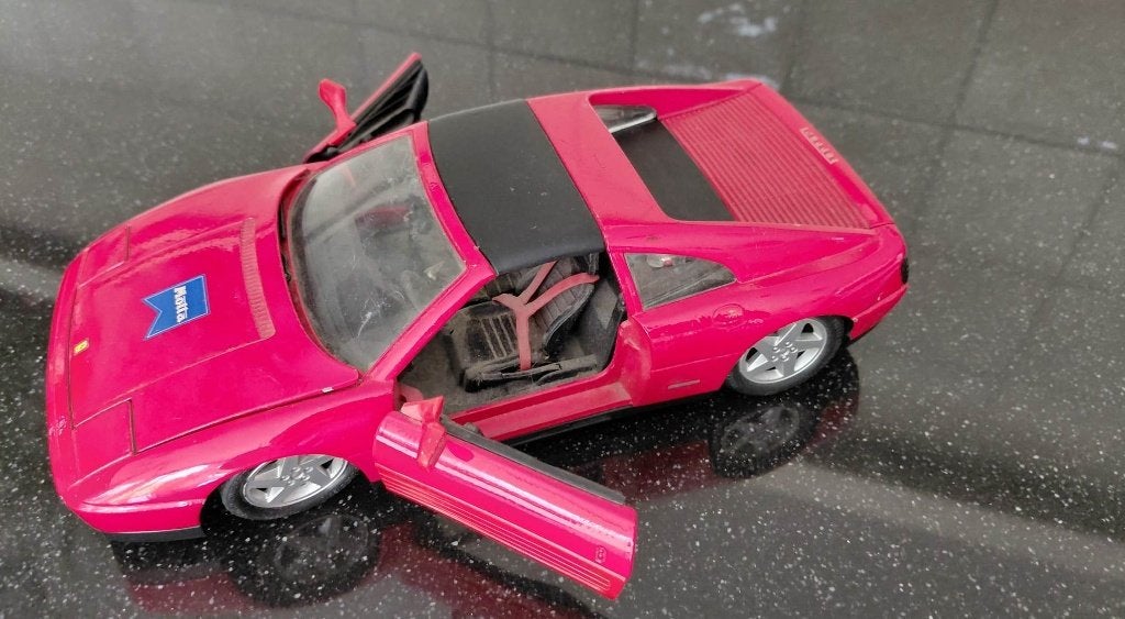 Rode Ferrari 348 TS (1990), special edition van Maisto, Ophalen of Verzenden, Gebruikt, Auto, Maisto