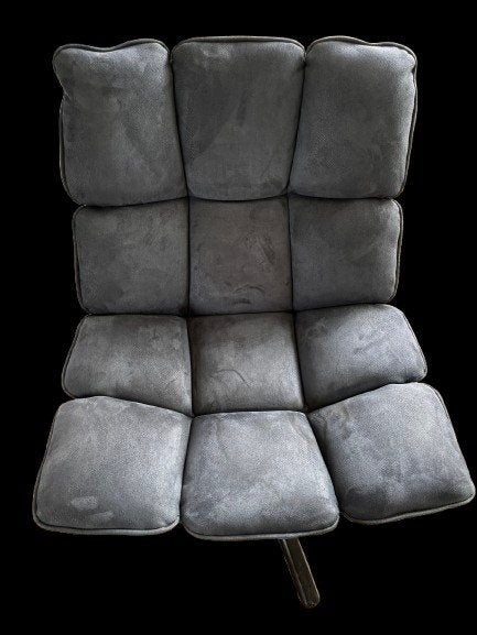 Comfortabele blauwe draaistoel - Daan, Ophalen, Modern, Comfortabel, Gebruikt, Blauw