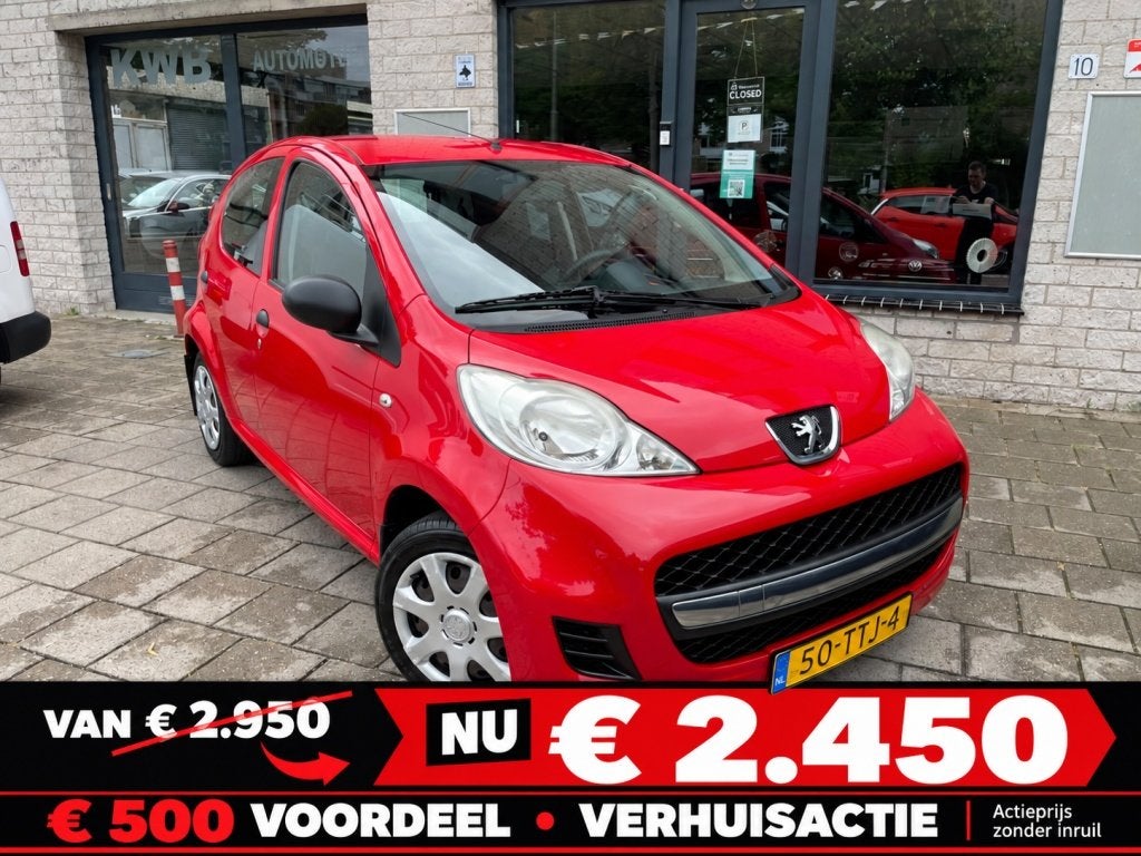 Peugeot 107 1.0-12V 5-deurs | Nieuwe APK | Beurt (bj 2011), Auto's, Euro 5, Gebruikt, 4 stoelen, 68 pk