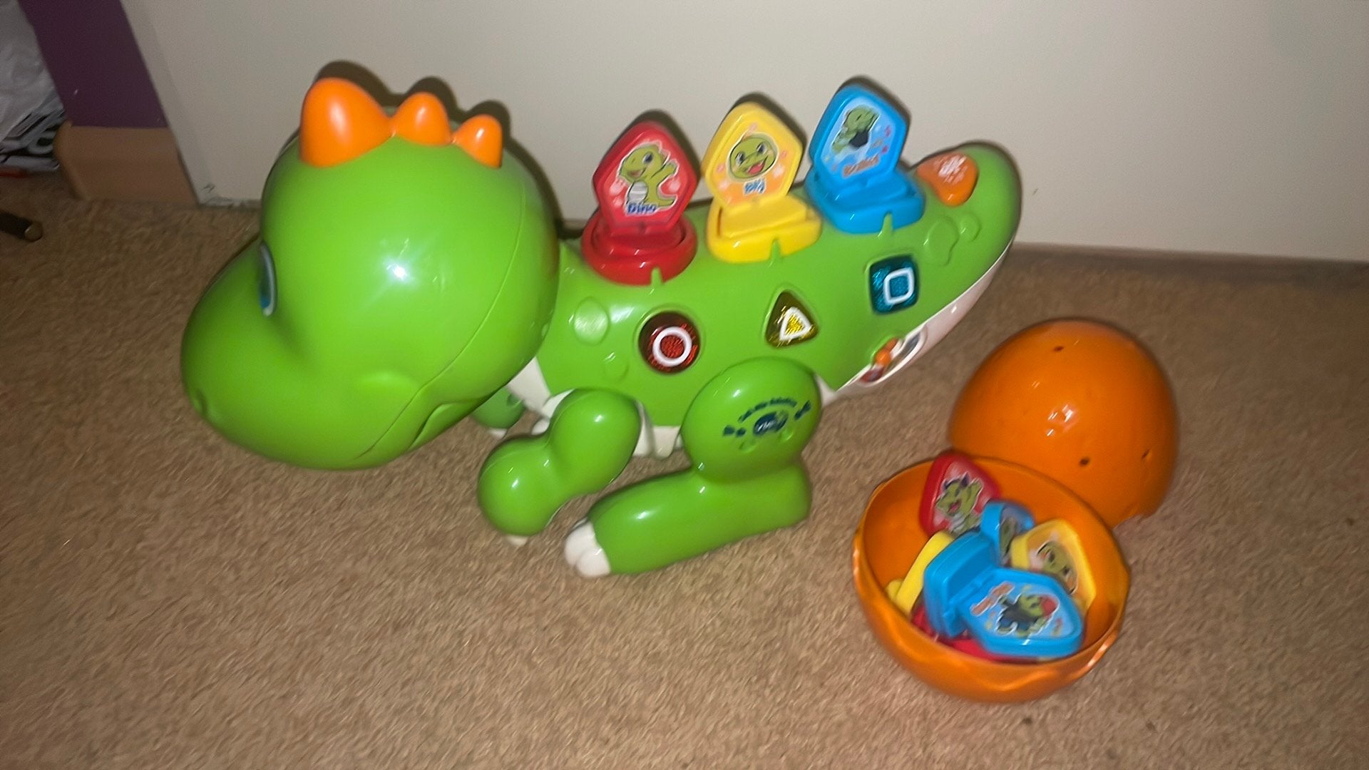 Vtech Cody de Dino Leerdino met muziek en geluid, Ophalen of Verzenden, Zo goed als nieuw