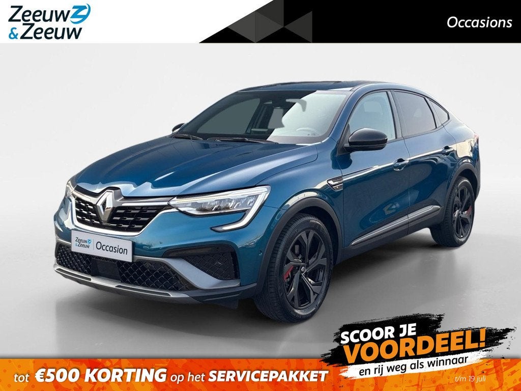 Renault Arkana 145PK E-Tech Hybrid R.S. Line Automaat | 9,3", Auto's, Renault, Gebruikt, Blauw, Automatische klimaatregeling, Bedrijf