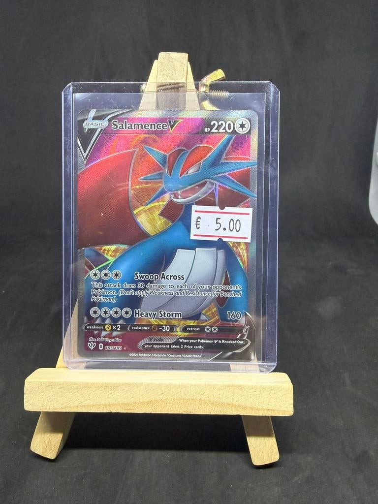 Salamence v 185 nm/nm, Ophalen of Verzenden, Zo goed als nieuw