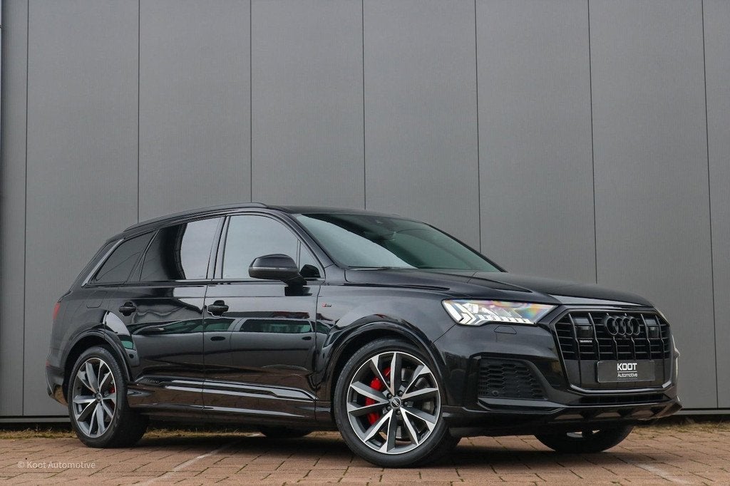 Audi Q7 60 TFSI e Quattro Competition | RS-Seat | B&O | Matr, Auto's, Audi, Bedrijf, Te koop, Q7, 4x4, ABS, Achteruitrijcamera